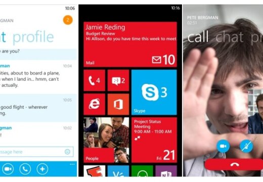 В Windows Phone 8 появился Skype