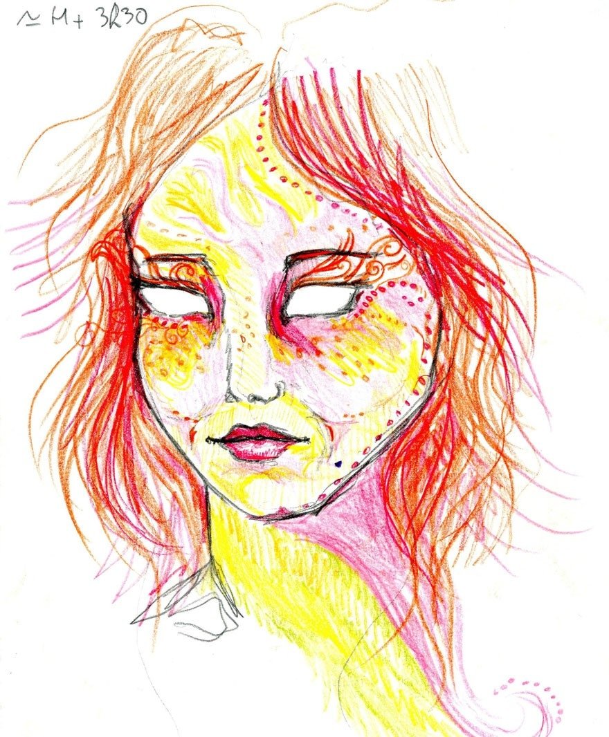 Skābes 'trips': pašportreti, kas zīmēti LSD halucināciju iespaidā