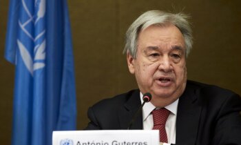ANO vadītājs Gutērrešs nosoda naftas un gāzes uzņēmumu 'grotesko alkatību'
