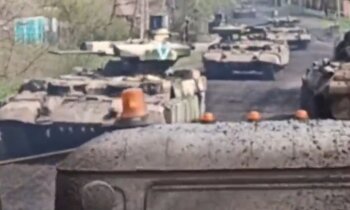 Ukrainā pirmajā kaujas misijā dodas niecīgā skaitā saražotās krievu BMPT 'Terminators'