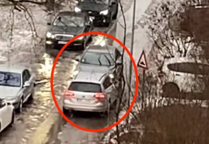 ВИДЕО. В Кенгарагсе из-за упрямства двух водителей образовалась большая пробка на всю улицу