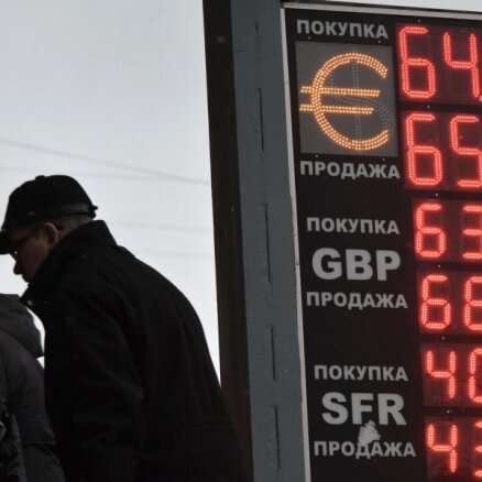 Krievijā inflācija sasniedz augstāko līmeni kopš 2008.gada