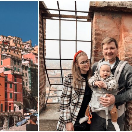 Trīs mēneši ar mazuli Itālijā. Marcinkeviču ģimenes ceļojuma stāsts