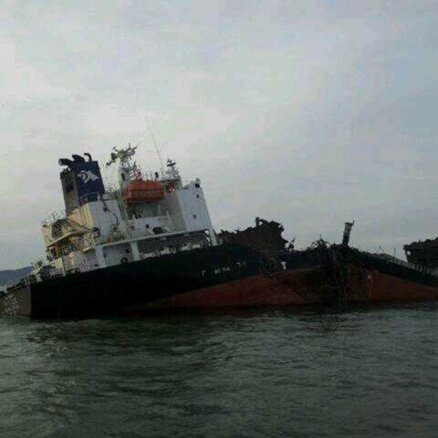 Южнокорейский танкер взорвался и затонул в Желтом море