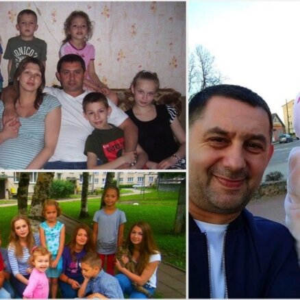 10 bērnu tētis no Krāslavas: Esmu laimīgs par Dieva dāvanu – meitiņu ar Dauna sindromu