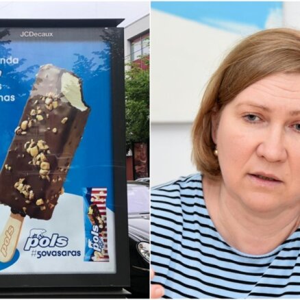 Reklāmas asociācijā nesaredz ētikas pārkāpumu saldējuma 'Pols' reklāmā