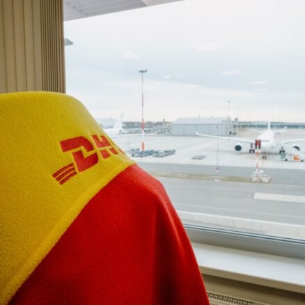 Foto: Ieskats 'DHL Express Latvia' jaunajā birojā pie Rīgas lidostas