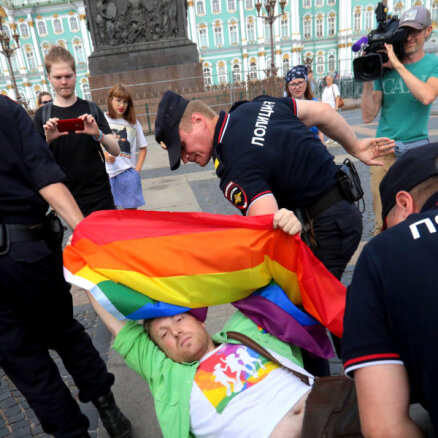 Krievijā atbalsts LGBT tiesībām sasniedz rekordu