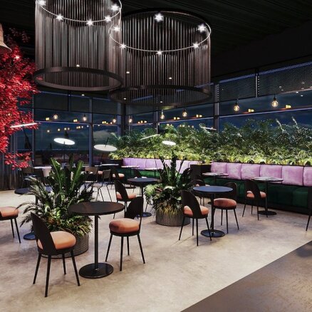 Investējot divus miljonus eiro, 'Galerijā Centrs' veido jaunu bāru un kafejnīcu zonu