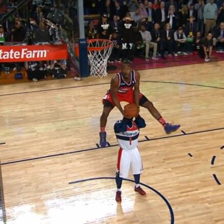 Video: Vols triumfē NBA Visu zvaigžņu spēles 'slam dunk' konkursā