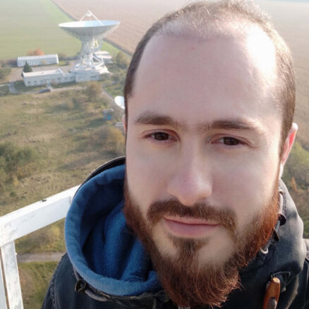 Runā paveiktie darbi. Ukraiņu astronoms sekmīgi stažējas Ventspils radioastronomijas centrā
