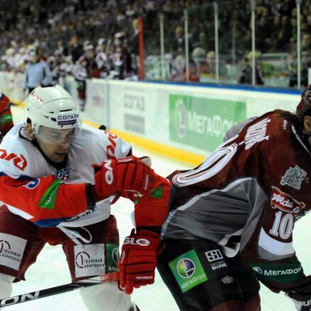 RAKSTIET: Rīgas 'Dinamo ' pret Jaroslavļas 'Lokomotiv'