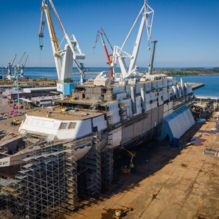 Foto: Jaunais 'Tallink Grupp' kuģis 'MyStar' tiks pabeigts 2022. gadā