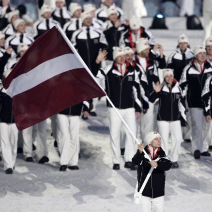 Uz Soču olimpiskajām spēlēm deleģēti 58 Latvijas sportisti