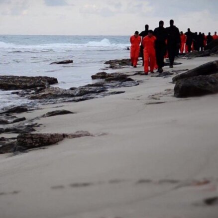 Lībijas džihādisti publicē video, kurā redzama 21 kristieša nogalināšana
