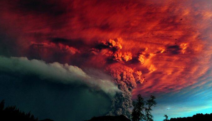 Čīles vulkāna pelnu mākonis apdraud gaisa satiksmi Jaunzēlandē