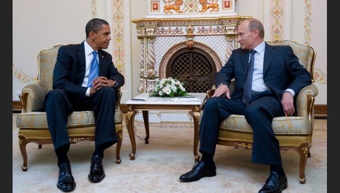 Putins pauž prieku par iepazīšanos ar Obamu