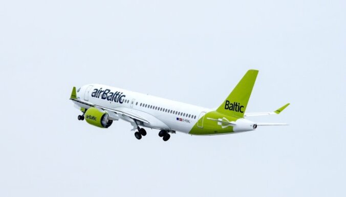 'airBaltic' novembrī pārvadājusi par 265% vairāk pasažieru