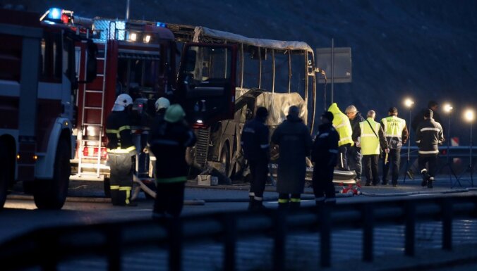Autobusa avārijā Bulgārijā vismaz 45 bojāgājušie