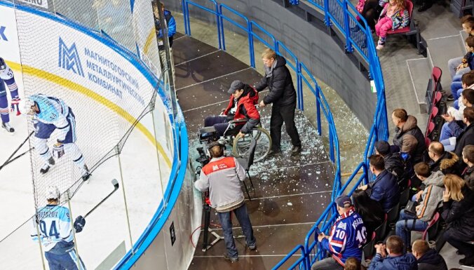 Magnitogorsk Arena. Artyuhin broke glass