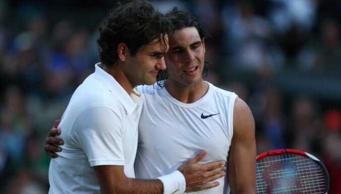Federers savā atvadu turnīrā piedalīsies tikai dubultspēlēs; gribētu spēlēt kopā ar Nadalu