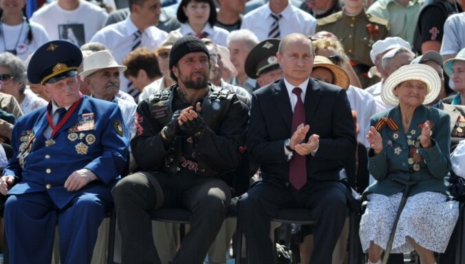 'Putina baikeri' uz Ukrainu nesteidz; karot devies vien niecīgs skaits ultrapatriotisko motociklistu