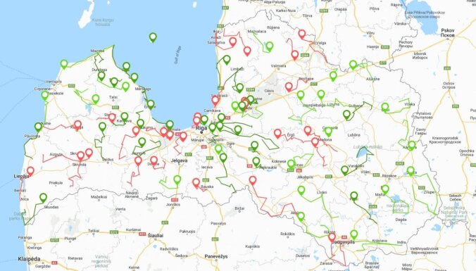 Прогулки по Латвии: Проект "Моя карта" предлагает 80 разнообразных маршрутов по стране