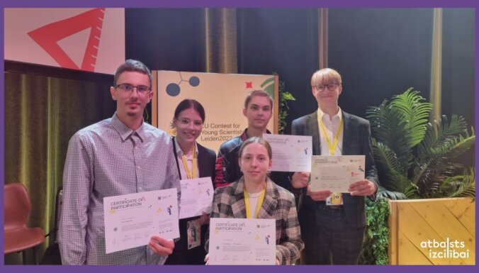 Skolēns no Latvijas izcīna specbalvu Eiropas jauno zinātnieku konkursā