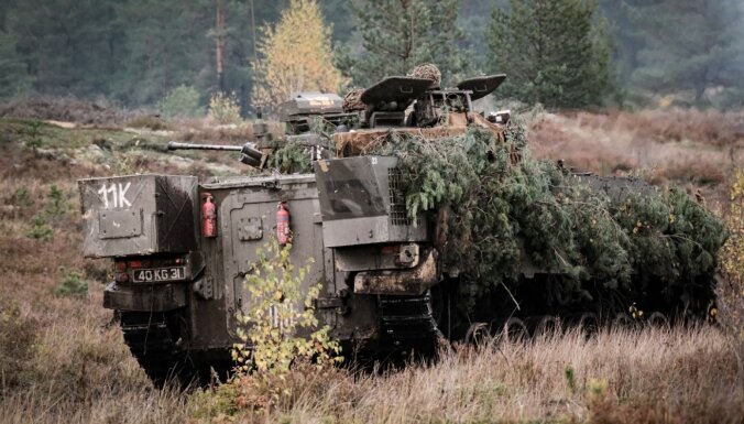 Боевая группа союзников принимает участие в учениях Furious Axe на территории Латвии