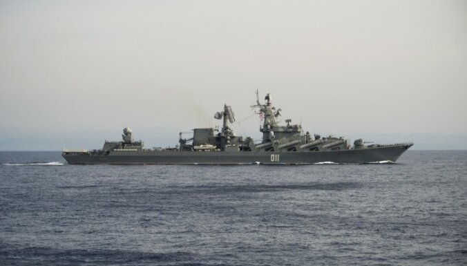Latvijas tuvumā redzēti Krievijas armijas kuģi