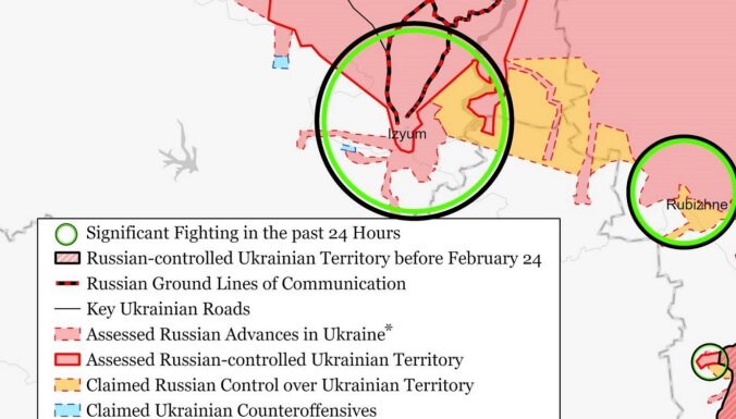 Военные аналитики: ВСУ контратакуют у Изюма, силы РФ возобновили наземные атаки на "Азовстали"