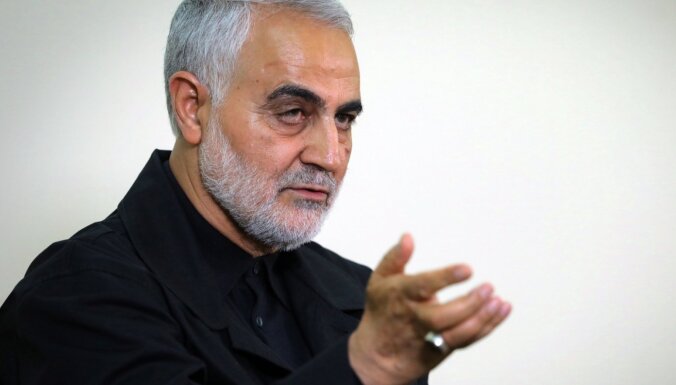 Raķešu uzbrukumā Bagdādes lidostai pēc Trampa norādījuma nogalināts Irānas ģenerālis, paziņo Pentagons