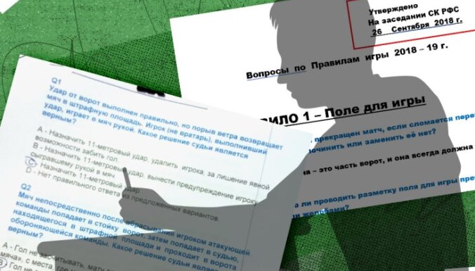 Скандал в латвийском футболе: инспекторам предложили пройти тест на русском языке