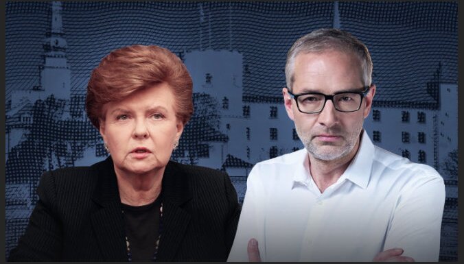 "Delfi TV с Янисом Домбурсом": в студии Вайра Вике-Фрейберга