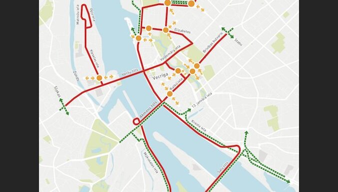 Рижский марафон: в столице существенно ограничат движение (КАРТА)