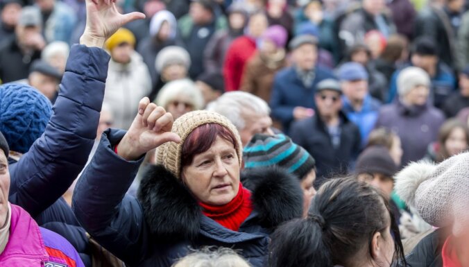Moldovā noticis prokrieviskas partijas organizēts protests