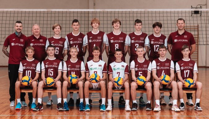 Latvijas U-17 volejbola izlases gūst virsroku pārbaudes mačos
