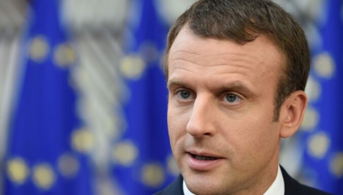 Makrons: Francijas ES vīzijai nepieciešams Vācijas atbalsts