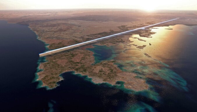 ФОТО. В Саудовской Аравии построят зеркальный город-линию длиной 120 км