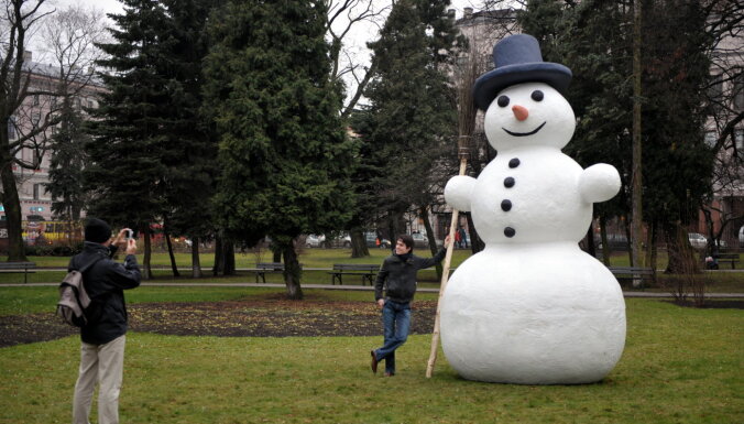 Зимой в Латвии было установлено 217 рекордов максимальной температуры воздуха