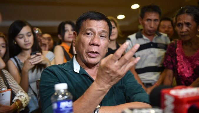 Jaunievēlētais Filipīnu prezidents sola atjaunot nāvessodu