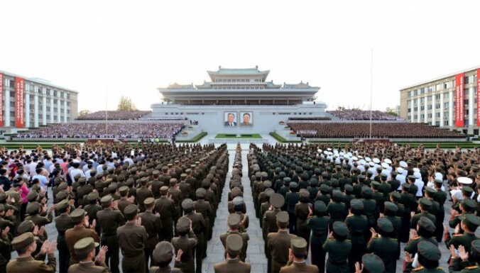 В Пхеньяне прошел многотысячный митинг в поддержку ядерного испытания
