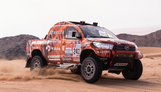 Zariņa ekipāža Dakaras 11. posmā ieņem 36. vietu