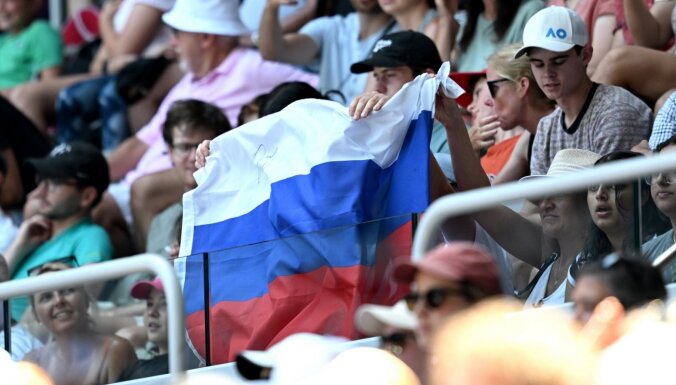 Austrālijas atklātajā čempionātā liedz demonstrēt Krievijas un Baltkrievijas karogus