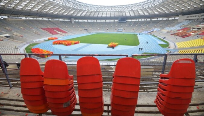 Krievija 2018.gada Pasaules kausa stadionu būvniecībā atteiksies no ārzemju materiāliem