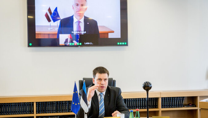 Igaunijai ārkārtējā situācija vairs nav vajadzīga, secinājis Ratass