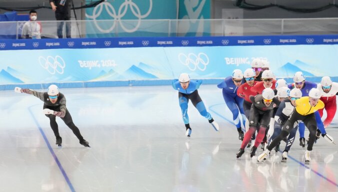 Pekinas olimpisko spēļu ātrslidošanas masu starta sacensību rezultāti (19.02.2022.)