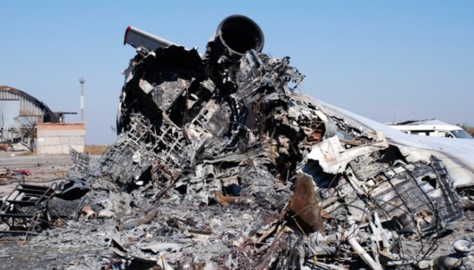 Аэропорт Донецка - в руинах после боев