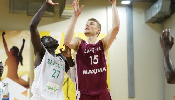 Latvijas U-20 basketbolisti otrajā pārbaudes spēlē piekāpjas Somijai