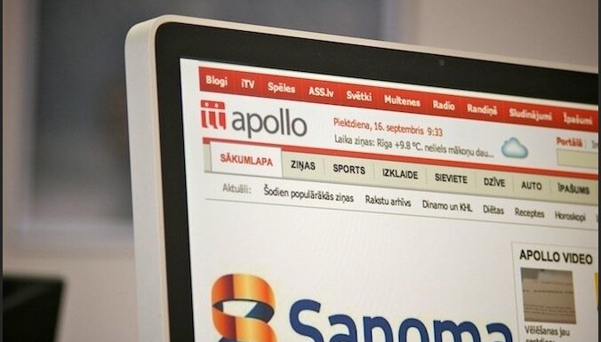Somijas mediju koncerns 'Sanoma News' iegādājas portālu 'Apollo'